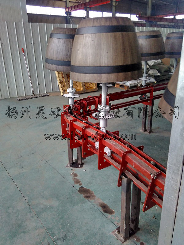 園藝花盆噴漆 十字鏈輸送線(xiàn).jpg